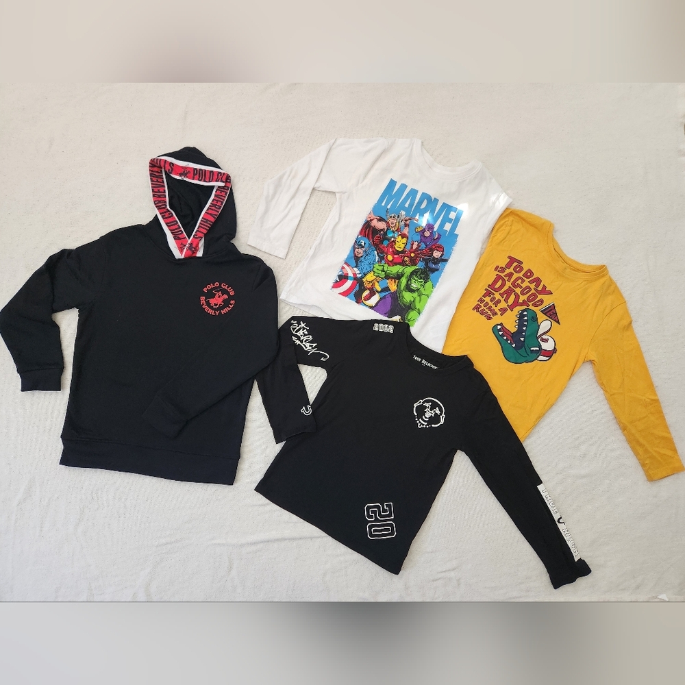 Boys Long sleeve Shirts & Hoodie